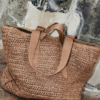 Day LB Straw Bag - Chestnut