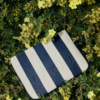 Day Travel Stripe Pouch - Navy