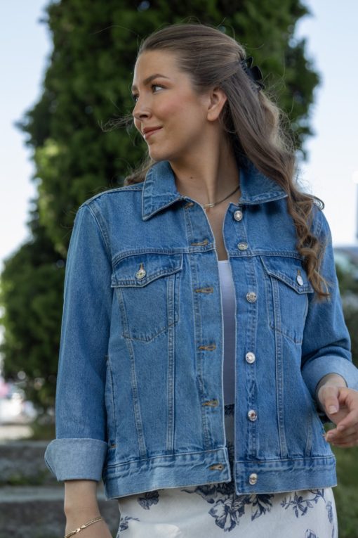 Nichole denim jacket - Medium Blue