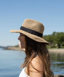 Day Raffia Crochet Hat - Crockery