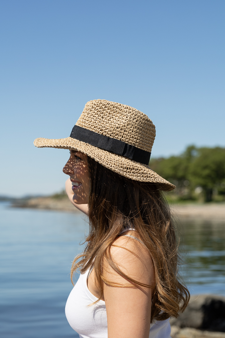 Day Raffia Crochet Hat - Crockery