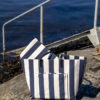 Day Travel Stripe Bag - Navy