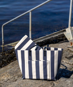 Day Travel Stripe Bag - Navy