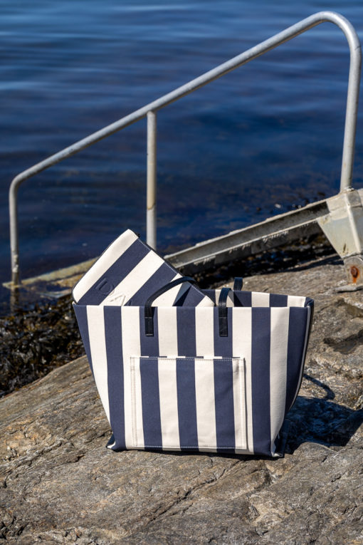 Day Travel Stripe Bag - Navy
