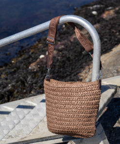 Day LB Straw Crossbody - Chestnut
