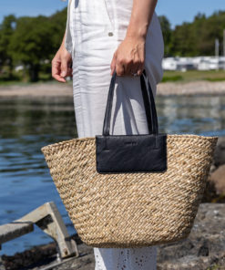 Day Refined Straw Basket - Beige