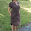 Aminase Dress - Bracken