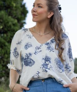 Rosalyn Blouse - Oceana stunning