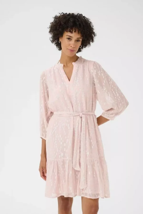 Tannie Dress - Lotus silver metal