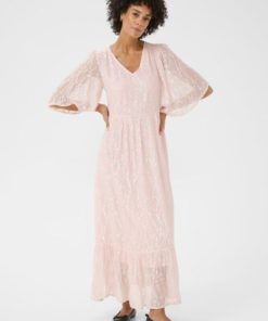 Terja Dress - Lotus silver metal
