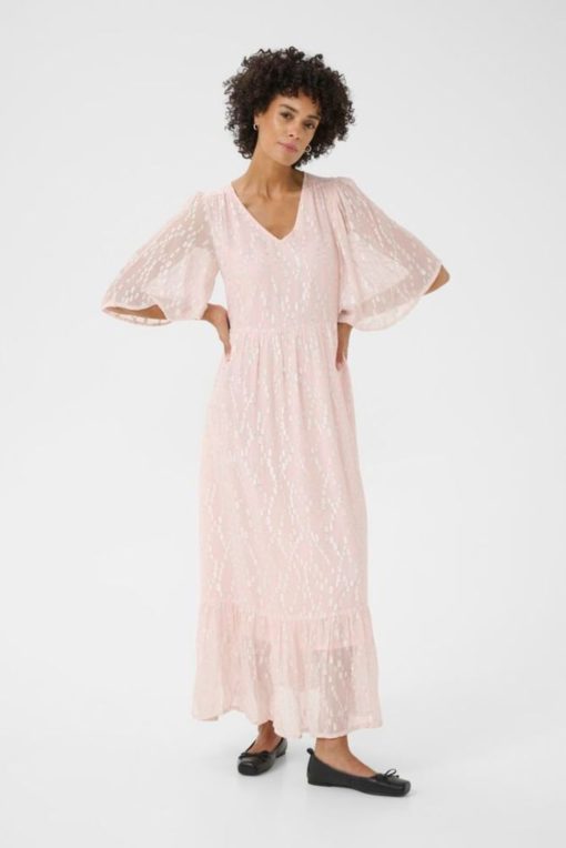 Terja Dress - Lotus silver metal
