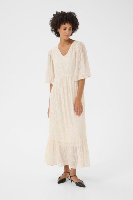 Terja Dress - Silver Metallic