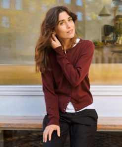 Noelani Cardigan - Tawny Port