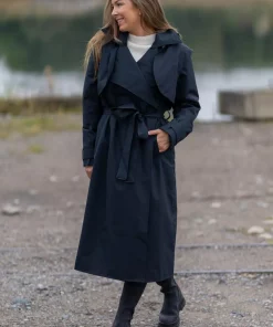 Regndråpe Trench Coat - New Black