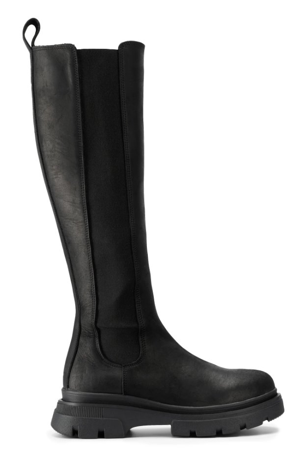 Slim High Boots - New Black