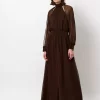 Rita bohemian maxi dress - Espresso brown