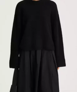 Niclas short sweater - Black