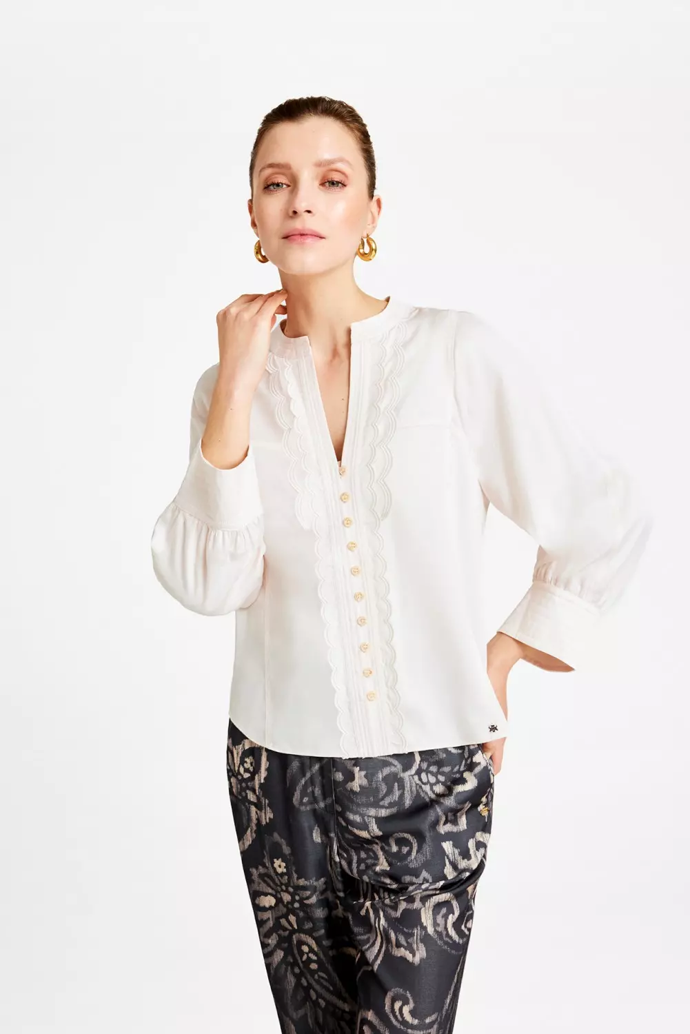 Kaisa, shirt - Peach dust