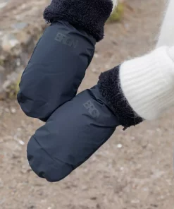 Puffer Mittens - Black