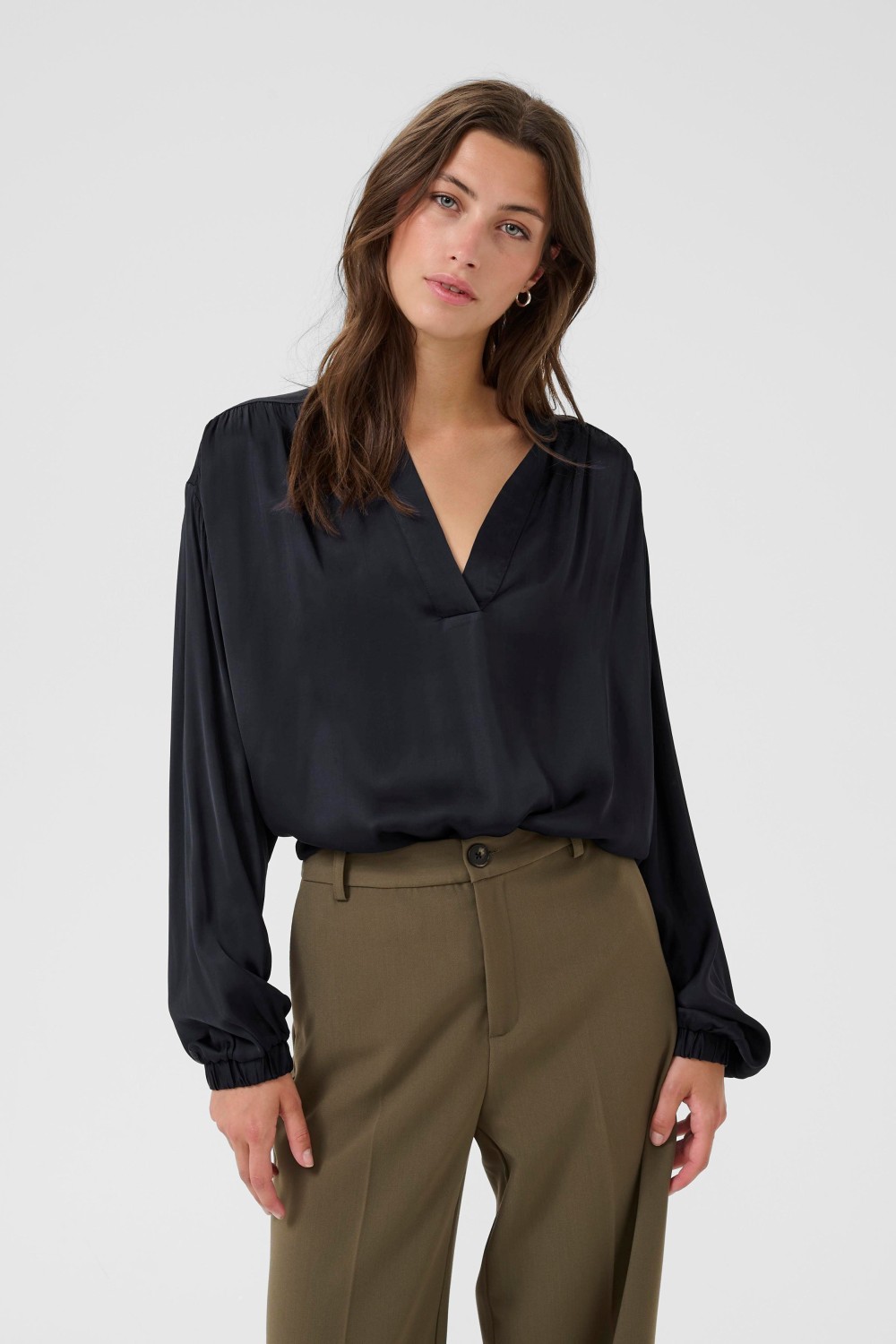 Natales Blouse - Dark navy