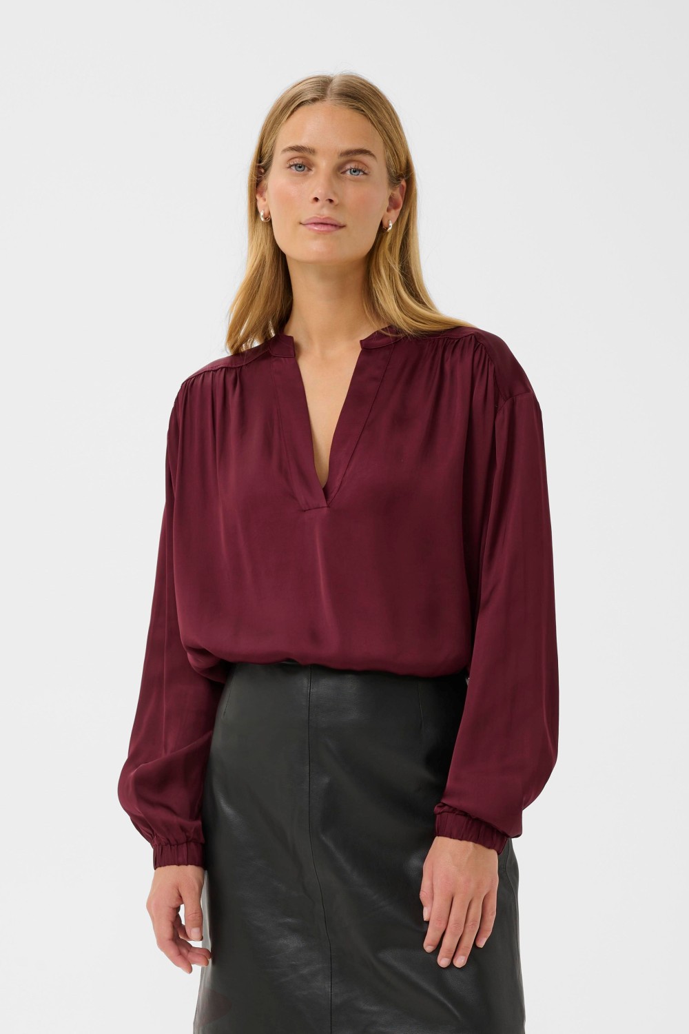 Natales Blouse - Tawny Port