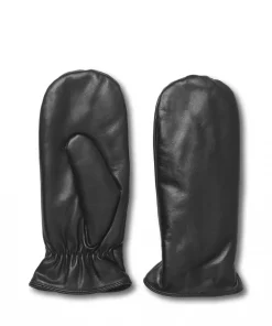 Day Leather Mitten - Black