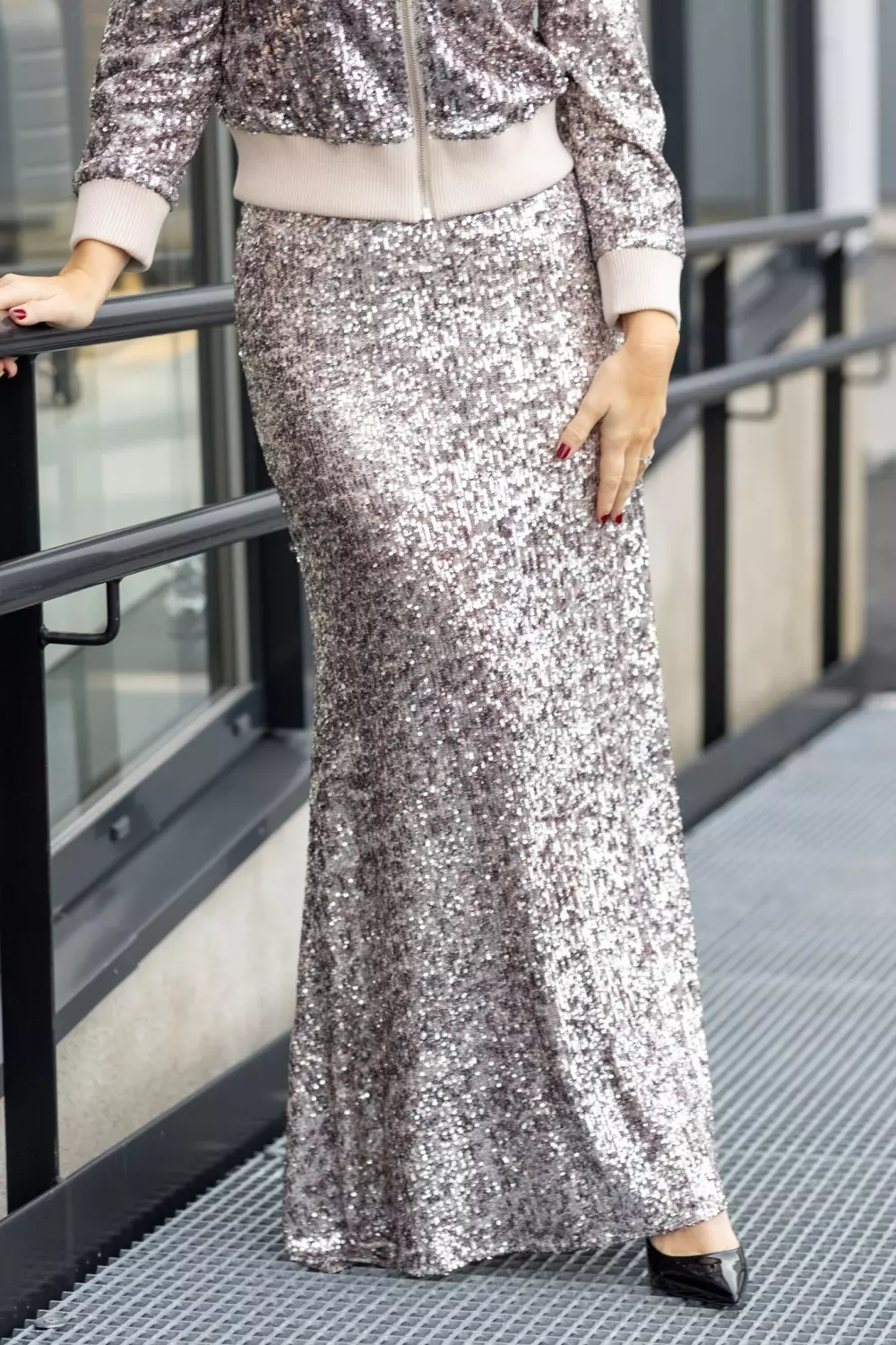 Sager Seq skirt - Vintage grey