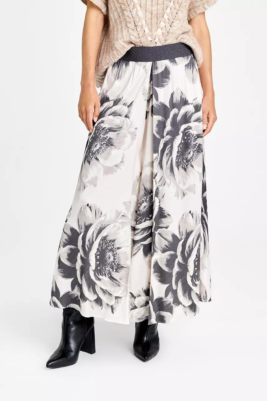 Leise, long skirt - Pale sand