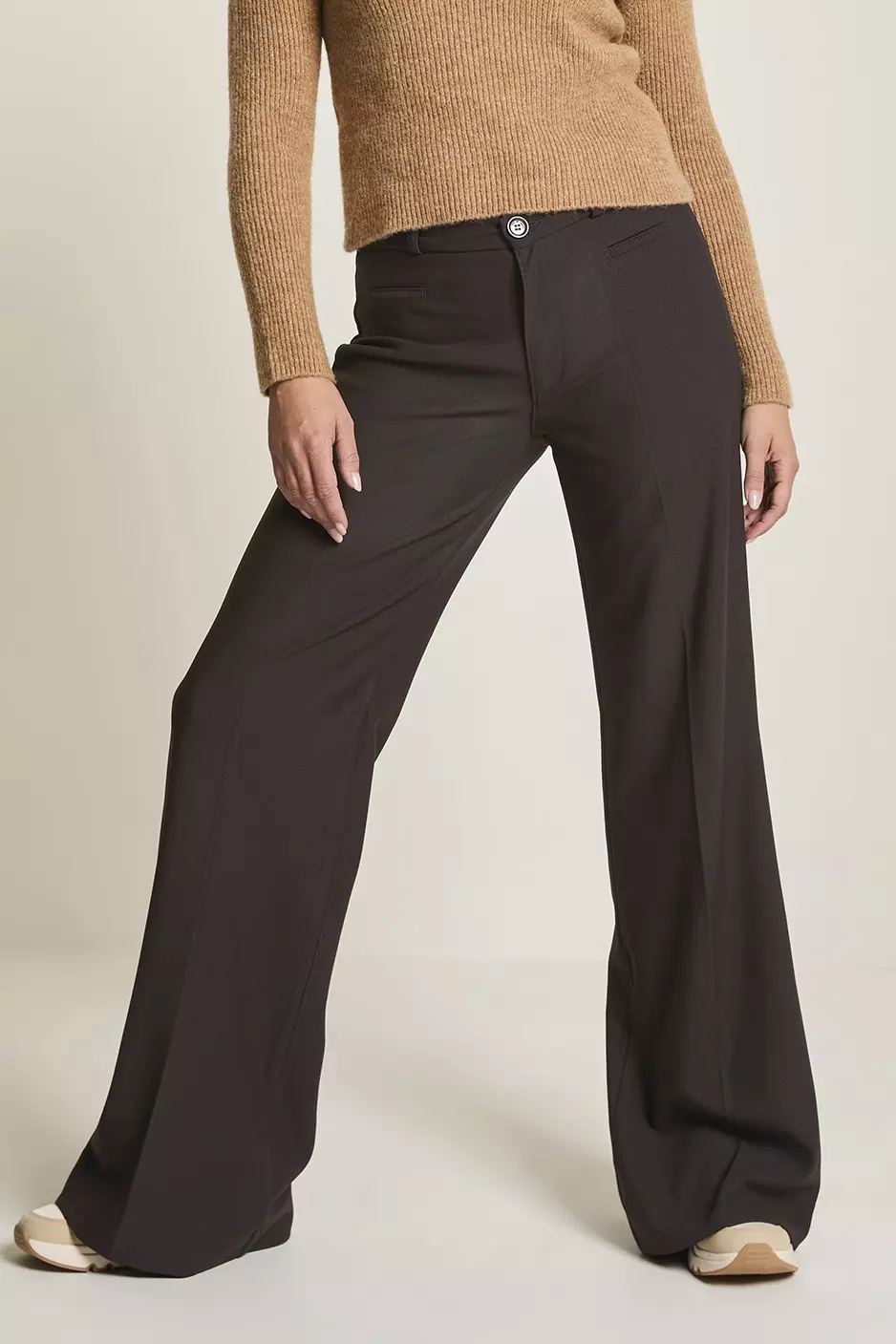 Scotty crepe - Dark brown