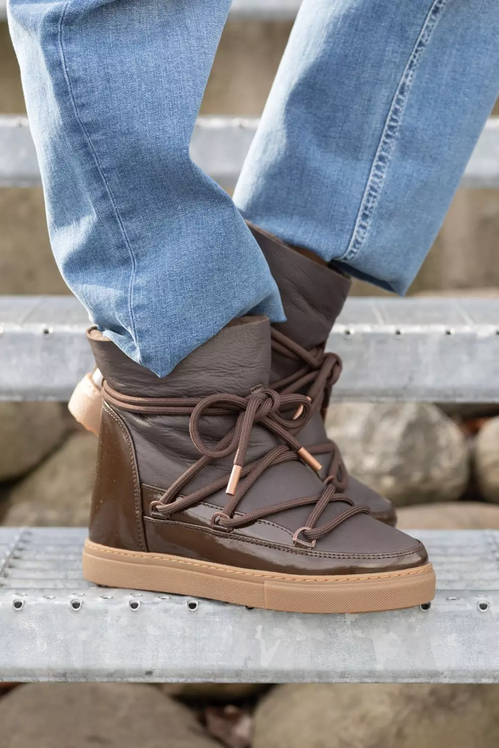 Inuikii gloss wedge - Brown