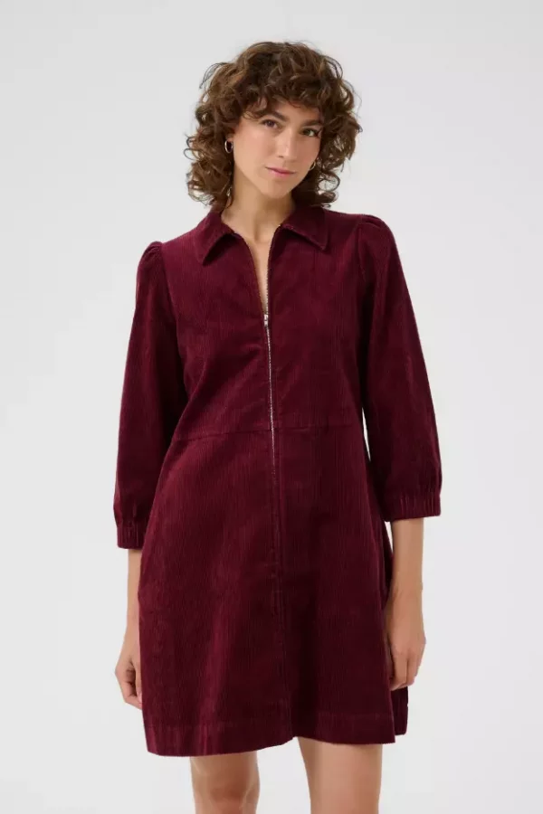 Eyvor Dress - Tawny Port