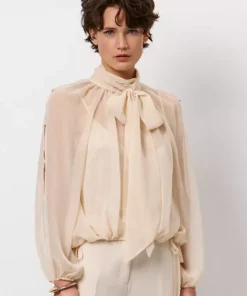 Sonia bohemian blouse - Oatmeal cream