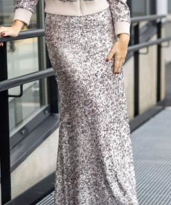 Sager Seq skirt - Vintage grey