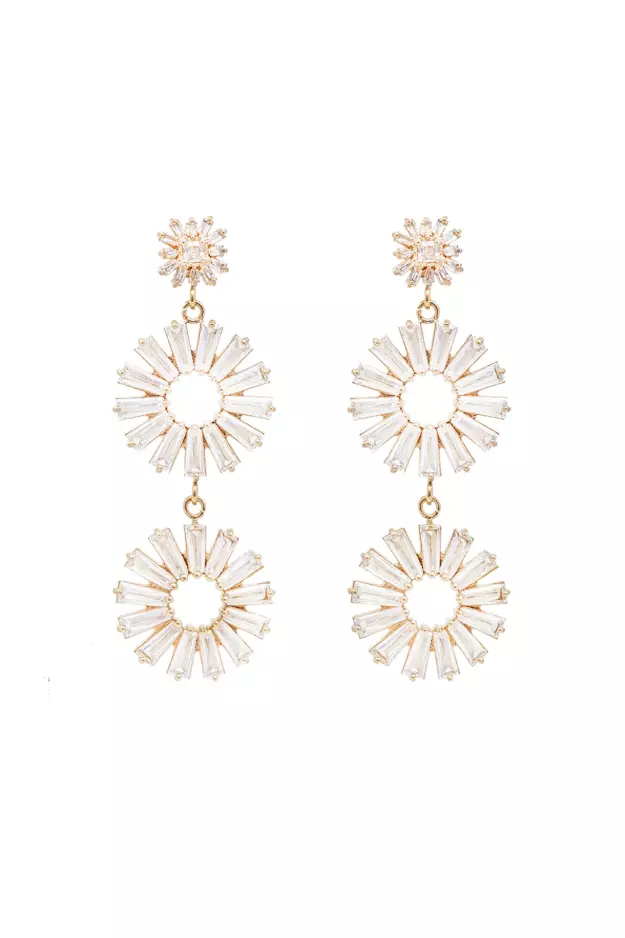 Tabitha earrings - Clear