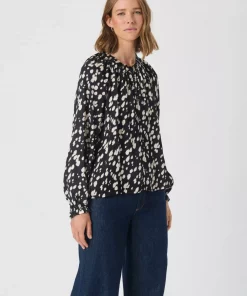 Venessa blouse - Black dot print
