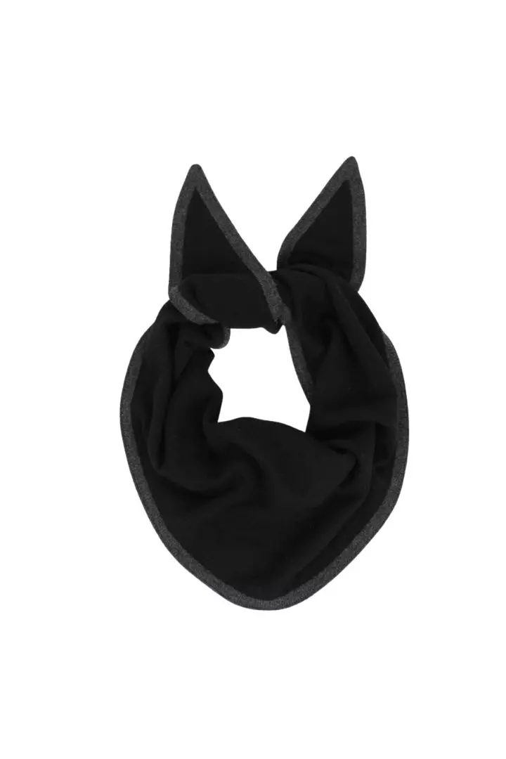 Duo triangel skjerf - Sort