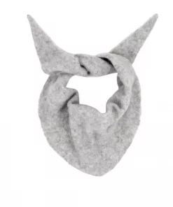 Mohair triangel skjerf - Grey melange
