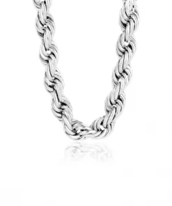 Rope necklace - Silver