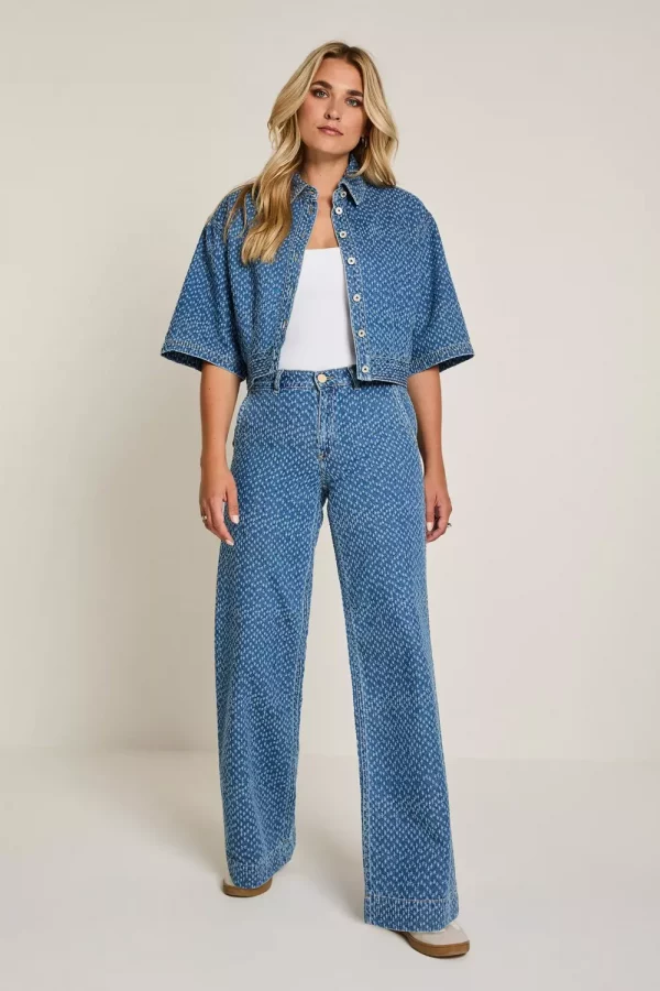 Mira - Laserprint Denim
