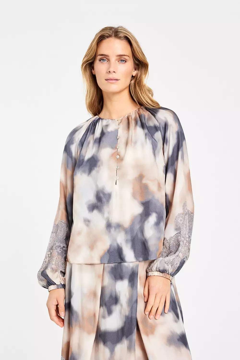 Annebell, blouse - beige/sand