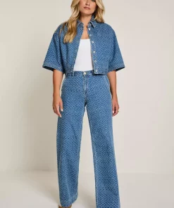 Mira - Laserprint Denim