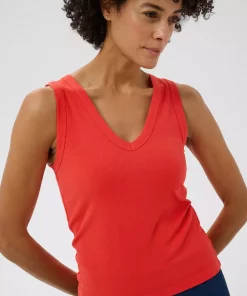 Nikkia top - Poppy red
