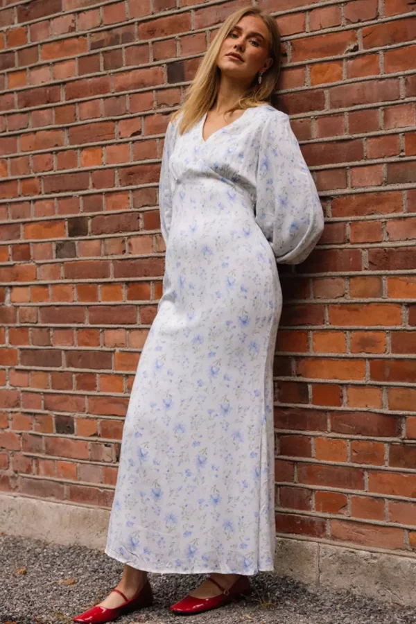 Celestine dress - Blue print