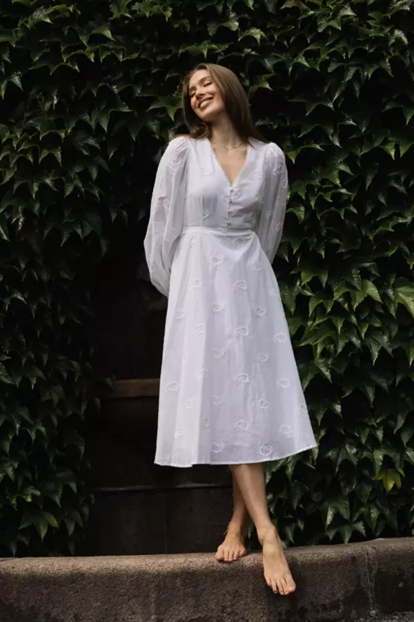 Charlotte dress - White