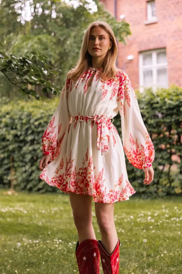 Miriam dress - Red print