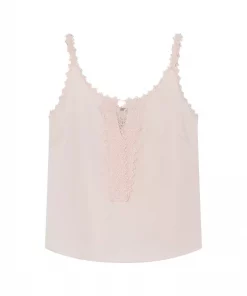 Keza, strap top - Pastel pink