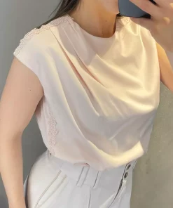 Fie, blouse - Pastel pink