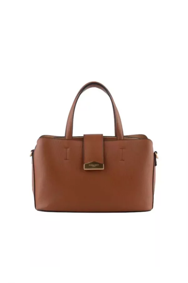 Cavalcade medium satchel bag - Cognac