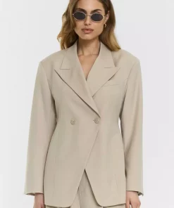 Naama Blazer - Beige Melange