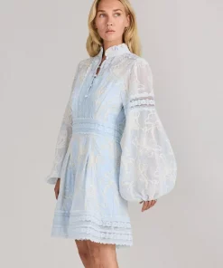 Aliah Needle Dress - Arctic Blue